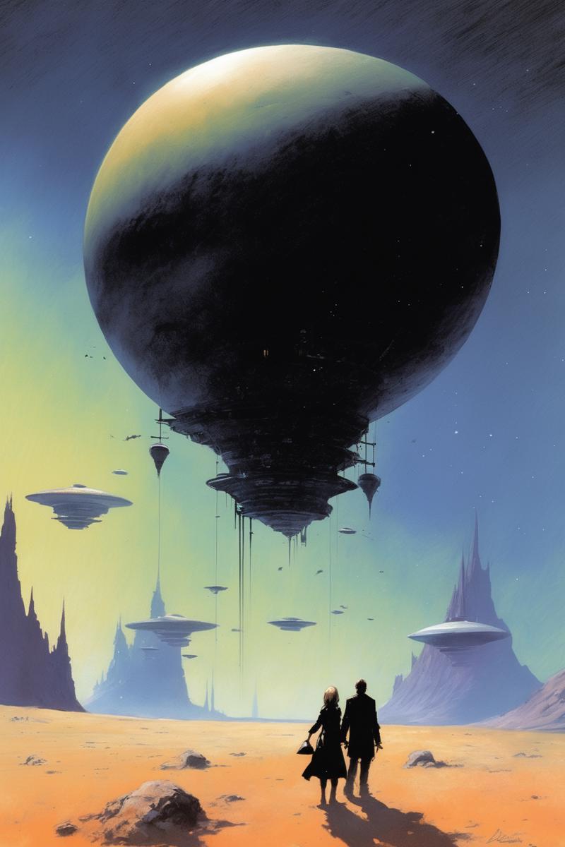 00276-1077292611-John Harris Style - Una ilustración de John Harris, hay dos enamorados paseando por el espacio exterior, mientras cientos de lib.png